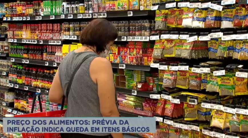 Prévia da Inflação indica queda de preço  em itens básicos