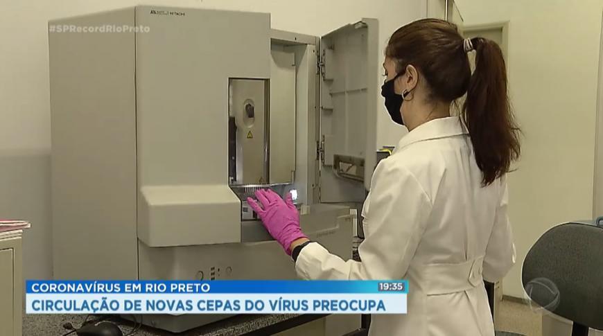Circulação de novas cepas do coronavírus  em Rio Preto