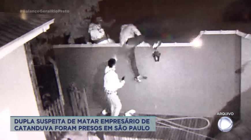 Dupla suspeita de matar empresário de Catanduva é presa em São Paulo