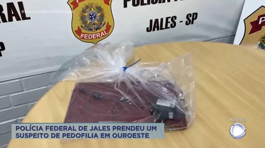 Polícia Federal de Jales prendeu em Ouroeste suspeito de pedofilia