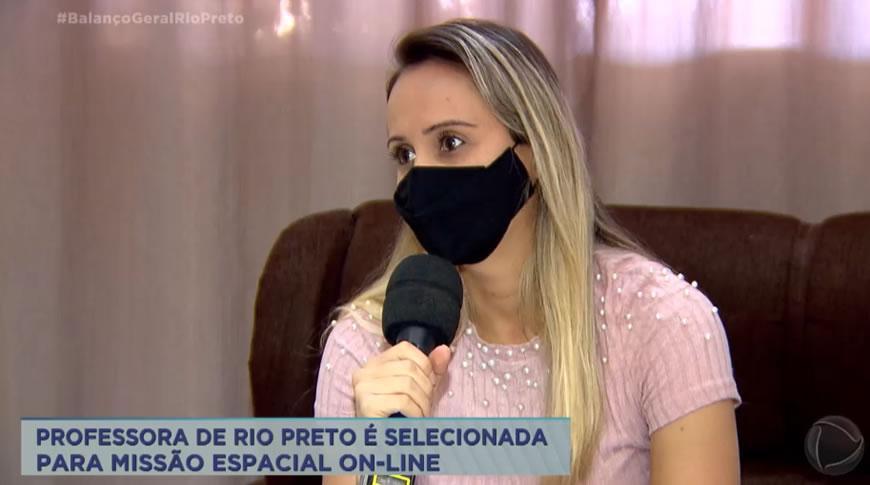 Professora de Rio Preto é selecionada para missão espacial on-line