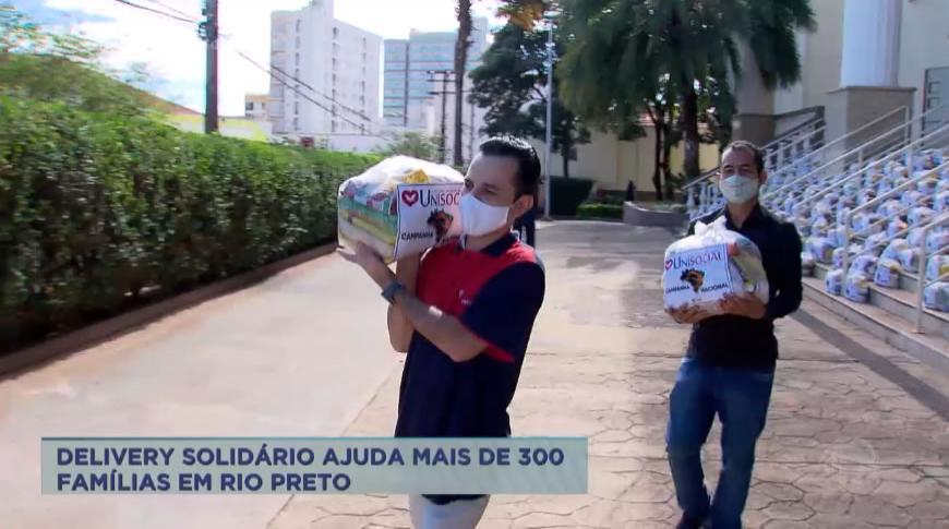 Delivery solidário ajuda mais de 300 famílias em Rio Preto