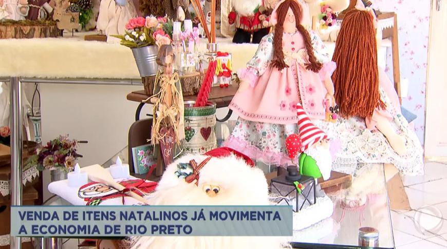 Venda de itens natalinos já movimenta a economia de Rio Preto