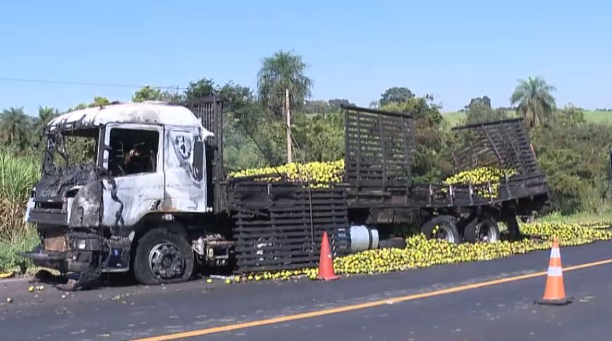 Acidentes na região envolvendo caminhões deixam pessoas feridas