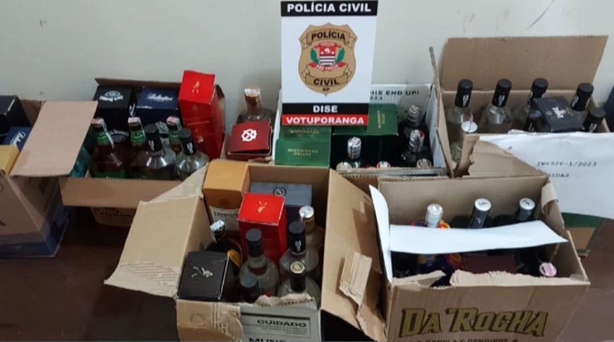 Operação em Votuporanga combate comércio e falsificação de bebidas