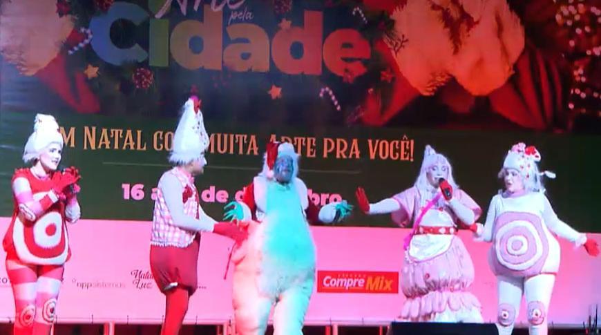 Programação cultural de fim de ano é realizada no centro de Rio Preto