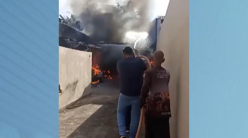 Morador de Bady Bassit tem casa incendiada