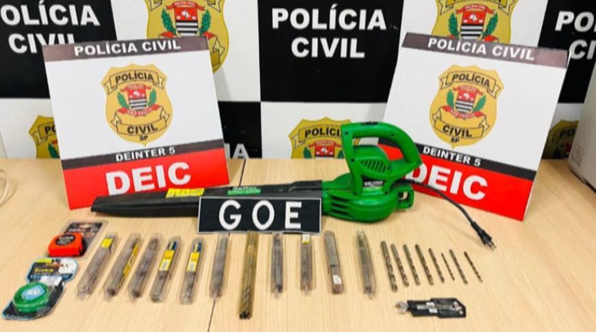 Polícia prendeu suspeitos de furtos