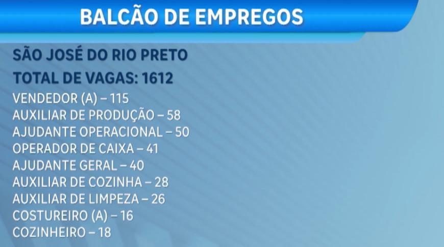 Balcão de empregos com novas oportunidades de trabalho