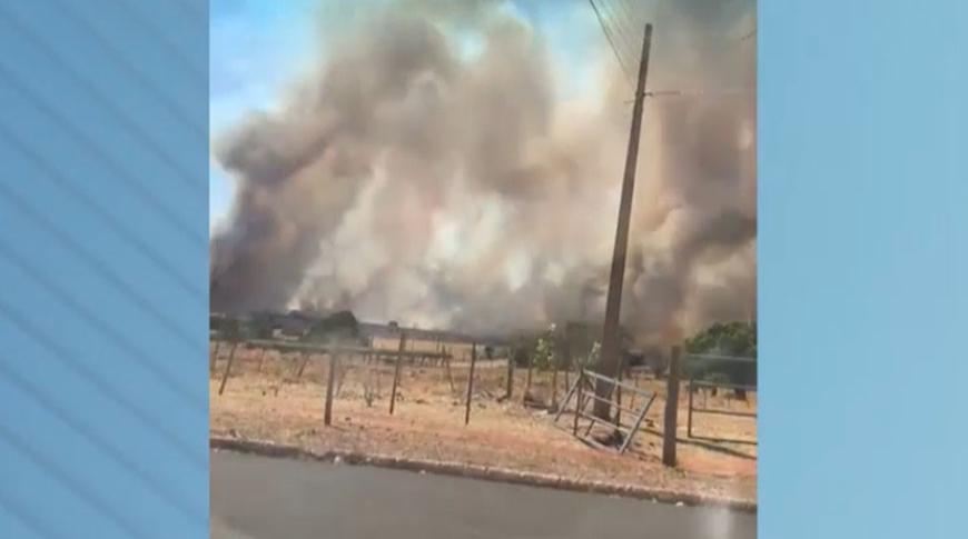 Incêndios tomam conta da região