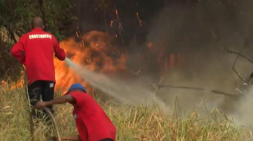 Incêndio assusta moradores de condomínio