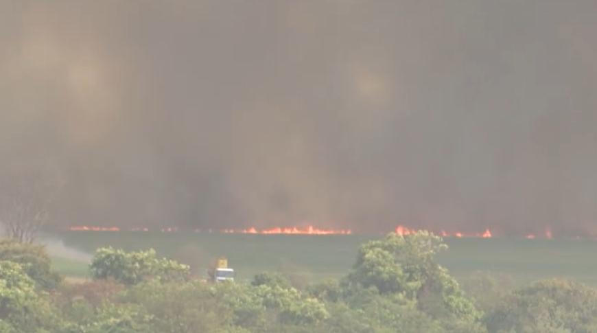 Tempo seco alerta para o risco de incêndios