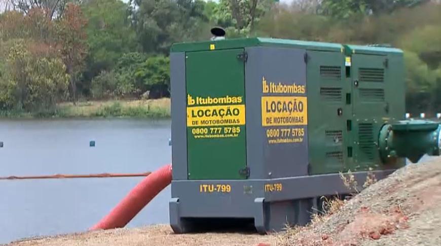 Semae instala mais uma bomba na represa