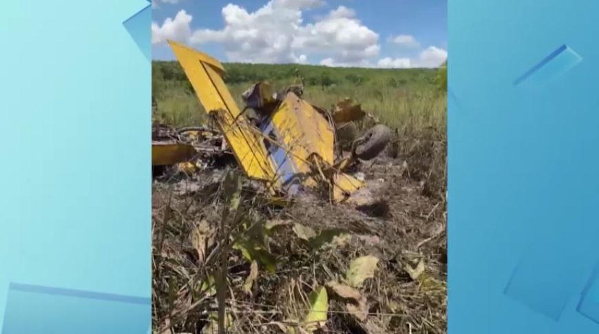 Homem morre após queda de avião agrícola